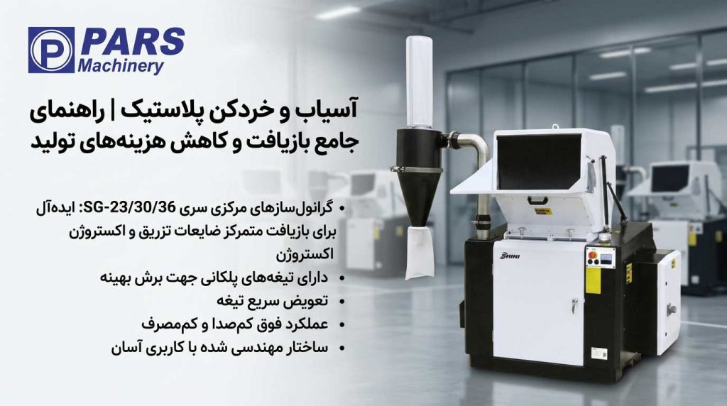 کراشر پلاستیک یا آسیاب و خردکن پلاستیک