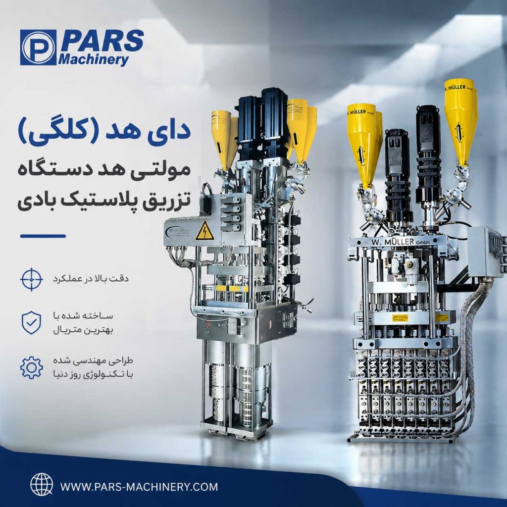 دای هد دستگاه پلاستیک بادی