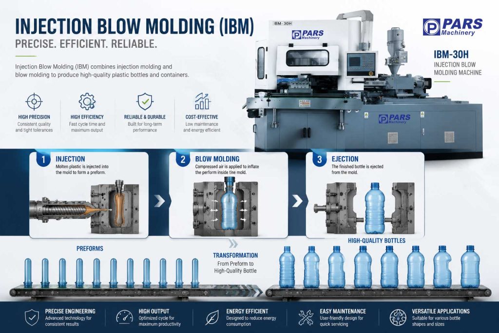 injection blow molding - دستگاه تزریقی بادی